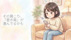 巻き肩セルフチェック｜猫背との違い・スマホで進行する理由と改善ストレッチ【小牧市の接骨院】